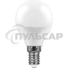 Лампа светодиодная Feron LB-95 7W 230V E14 2700K G45