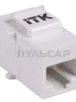 Проходной адаптер кат.5E UTP, RJ45-RJ45, тип Keystone Jack CS7-1C5EU ITK