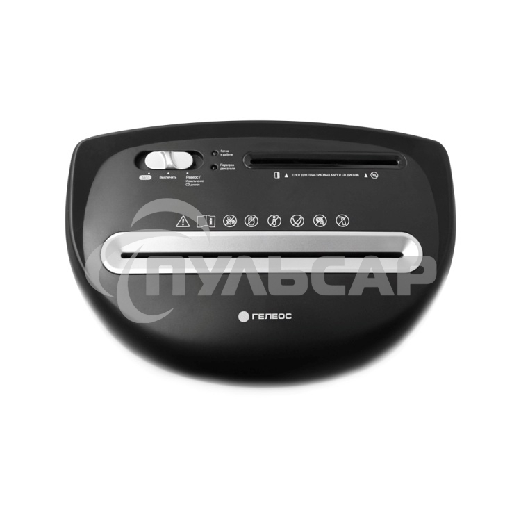 Шредер ГЕЛЕОС Уничтожитель документов УП23-4 DIN P-4 (4 ур-нь секр.), фрагмент 3,9х35мм, 14-16 лист (70г/м2), CD/пл.карты/скрепки/скобы, 23 л.