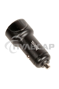 Автомобильная зарядка (от прикуривателя) HOCO Z42, PD20, QC3.0, один порт USB, один порт Type-C, черный