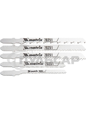 Набор Matrix полотен для электролобзика универсальный, 5шт. Professional