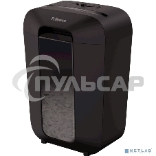 Шредер Fellowes PowerShred LX70 черный (секр.P-4)/перекрестный/11лист./18лтр./скрепки/скобы/пл.карты