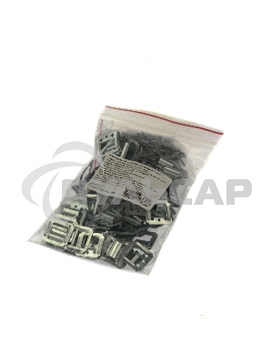 Кляймер СИБРТЕХ №4 оцинкованный с гвоздями, 100шт 46574