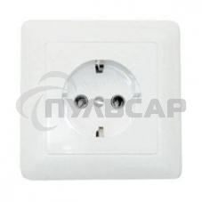 Розетка WESSEN RS16-134-BХИТ белый 1-я с/з 16А скрытый монтаж Розетка WESSEN RS16-134-BХИТ белый 1-я с/з 16А скрытый монтаж