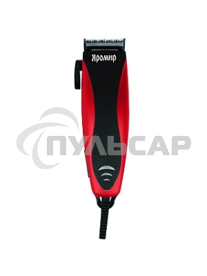 Машинка для стрижки ЯРОМИР ЯР-704, черный с красным (24) ( РОССИЯ )