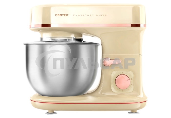 Миксер планетарный Centek CT-1139 бежевый