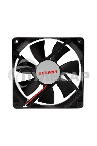Вентилятор для корпуса Rexant RХ 12025MS 12 VDC черный, 120 мм, 2200 об/мин, 35 дБ, 2 pin