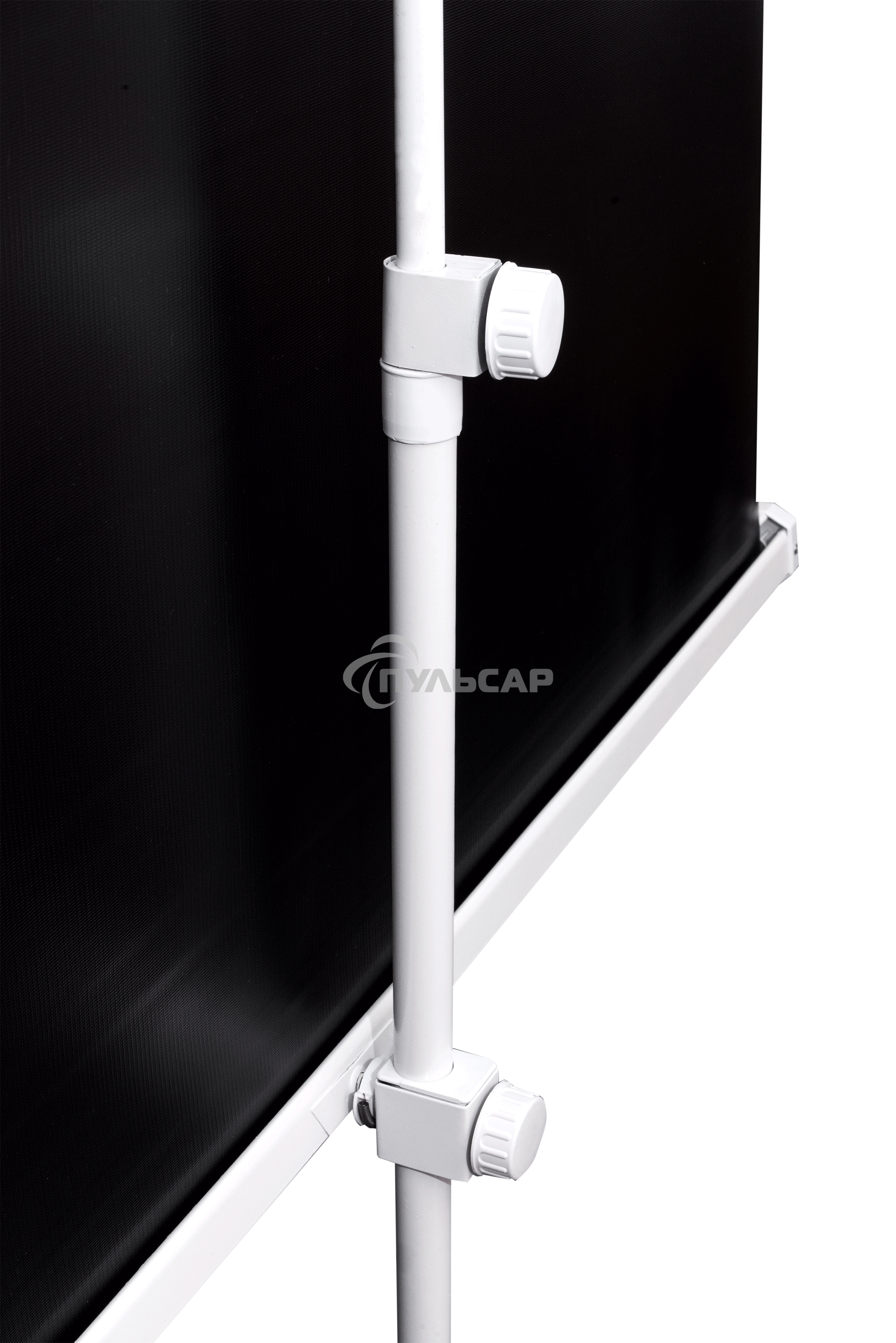 Экран 150x150см TriScreen 1:1 напольный рулонный белый84' Matt White (MW), черный корпус