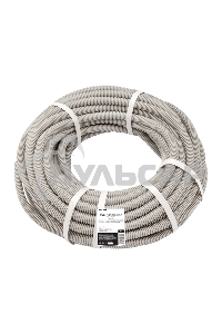 Труба гофрированная из ПВХ, с зондом, Ø16мм (бухта 25 м/уп) Rexant