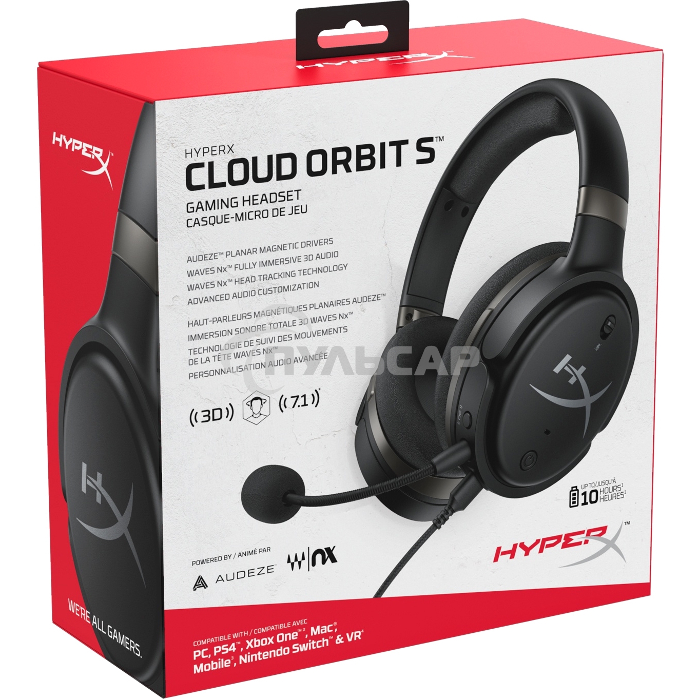 Наушники LOGITECH G733 LIGHTSPEED Wireless RGb Gaming Headset - белый - 2.4GHZ - EMEA