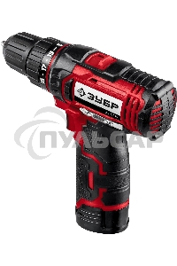 Дрель-шуруповерт ЗУБР ДШЛ-125-22, Аккумуляторная, 12В, 2 АКБ, Кейс