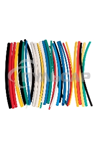 Набор трубок термоусадочных ТУТ 1/0.5; 1.5/0.75; 2/1; 2.5/1.25; 3/1.5 (6 цветов по 5шт 100мм) PROxima EKF tut-n-2-r