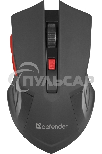 Мышь беспроводная Defender Accura MM-275 синий, 1600 dpi, радиоканал, USB, кнопки - 6