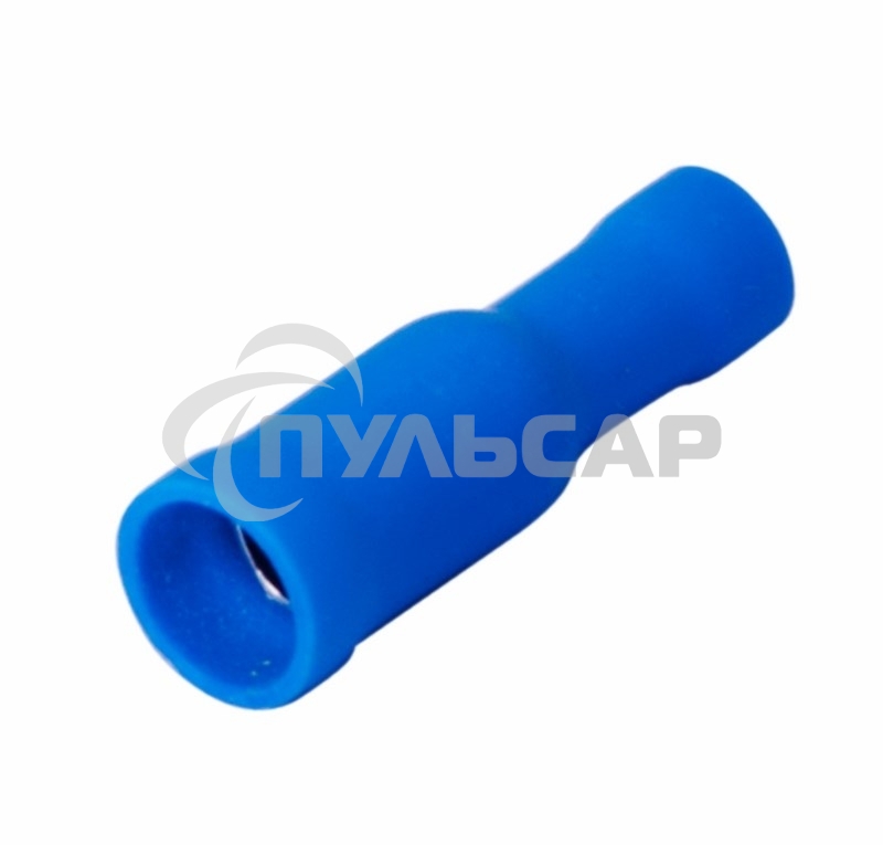 Разъем штекерный изолированный гнездо 4 мм 1.5-2.5 мм² (РШи-м 2.5-4/РШИм 2-5-4 ) синий Rexant