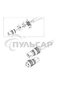 Разъем гнездо TV без пайки Металл 