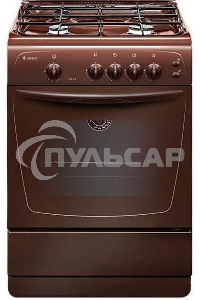 Плита газовая Gefest ПГ 1200 С6 К43 коричневый, конфорок 4 шт, духовка 63 л, 60 см x 85 см x 60 см