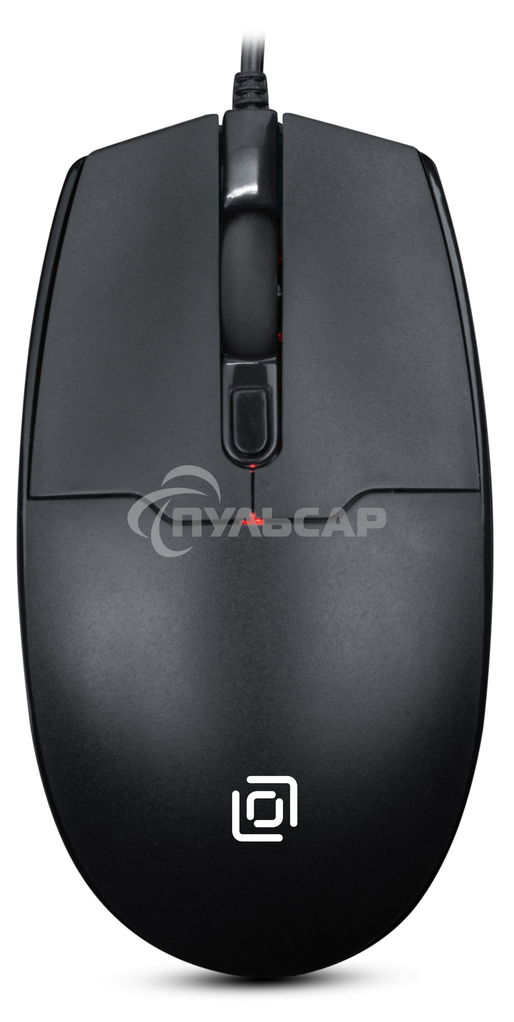 Мышь проводная Oklick 147M черный, 1600 dpi, USB, кнопки - 3