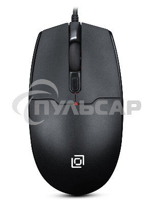 Мышь проводная Oklick 147M черный, 1600 dpi, USB, кнопки - 3
