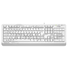 Клавиатура проводная A4Tech Fstyler FKS10, USB, белый/серый