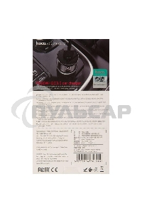 Автомобильная зарядка (от прикуривателя) HOCO Z42, PD20, QC3.0, один порт USB, один порт Type-C, черный