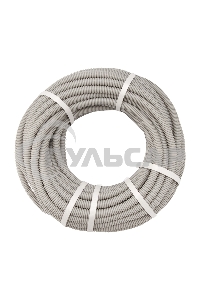 Труба гофрированная из ПВХ, с зондом, Ø16мм (бухта 25 м/уп) Rexant