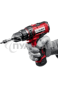 Дрель-шуруповерт ЗУБР ДШЛ-125-22, Аккумуляторная, 12В, 2 АКБ, Кейс