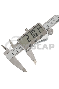 Штангенциркуль, 150 мм, электронный, большой дисплей, с глубиномером Denzel