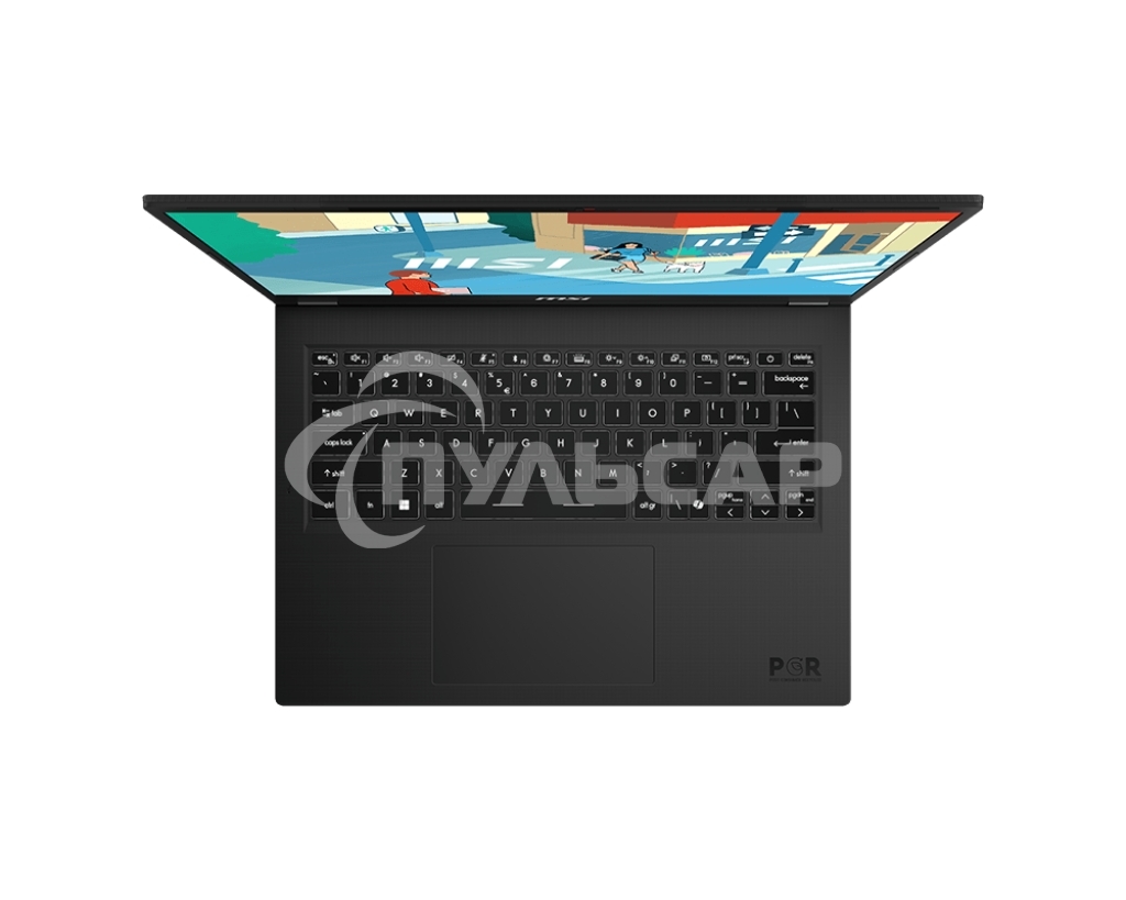 Ноутбук Modern 14H черный 9S7-14L112-088 Core i5-13420H 14” 16:10 FHD+ (1920x1200),60Hz IPS DDR4 16Gb*1 Iris Xe Graphics 512Gb SSD 3cell (53.8Whr) 1.6kg Single backlight (White) DOS,1y KB Eng/Rus