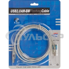 Кабель USB2.0 Ningbo USB A (m)/USB B (m) 1.8м подсветка