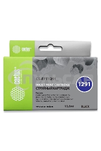 Картридж струйный Cactus CS-EPT1291 (T1291) черный (15 мл) для Epson Stylus Office B42/BX305/BX305F/BX320/BX525/BX625/SX420/SX425/SX525/SX620