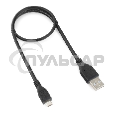 Кабель Gembird/Cablexpert CCP-mUSB2-AMBM-0.5MКабель USB 2.0 Pro, AM/microBM 5P, 0.5м, экран, черный, пакет