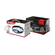 Фонарь налобный СОВ + улучшенный рефлектор, с ремнем, 3 х ААА