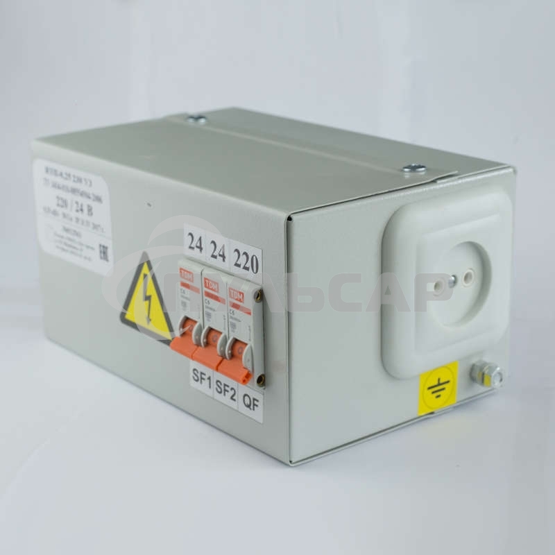 Ящик с понижающим трансформатором ЯТП 0.25 220/12В (3 авт. выкл.) Кострома ОС0000002359