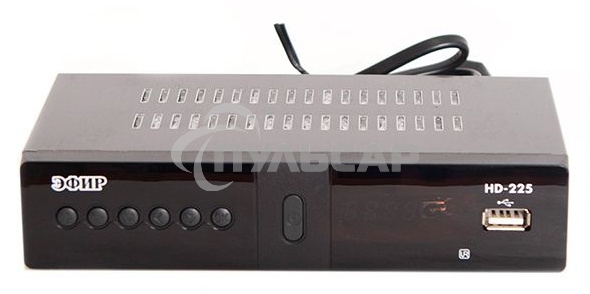 Ресивер эфирный цифровой DVB-T2/C HD HD-225 метал, дисплей DOLBY DIGITAL, Эфир