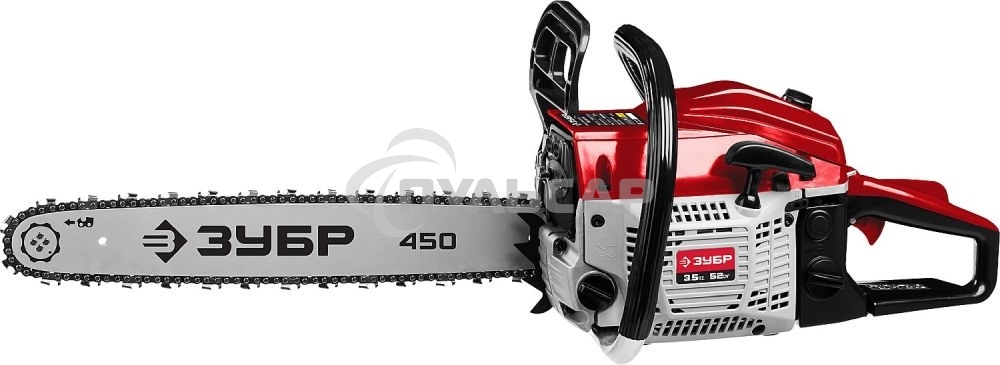 Бензопила Зубр ПБЦ-М52-45, 52 см3, шина 45 см