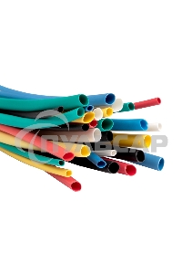 Набор трубок термоусадочных ТУТ 1/0.5; 1.5/0.75; 2/1; 2.5/1.25; 3/1.5 (6 цветов по 5шт 100мм) PROxima EKF tut-n-2-r