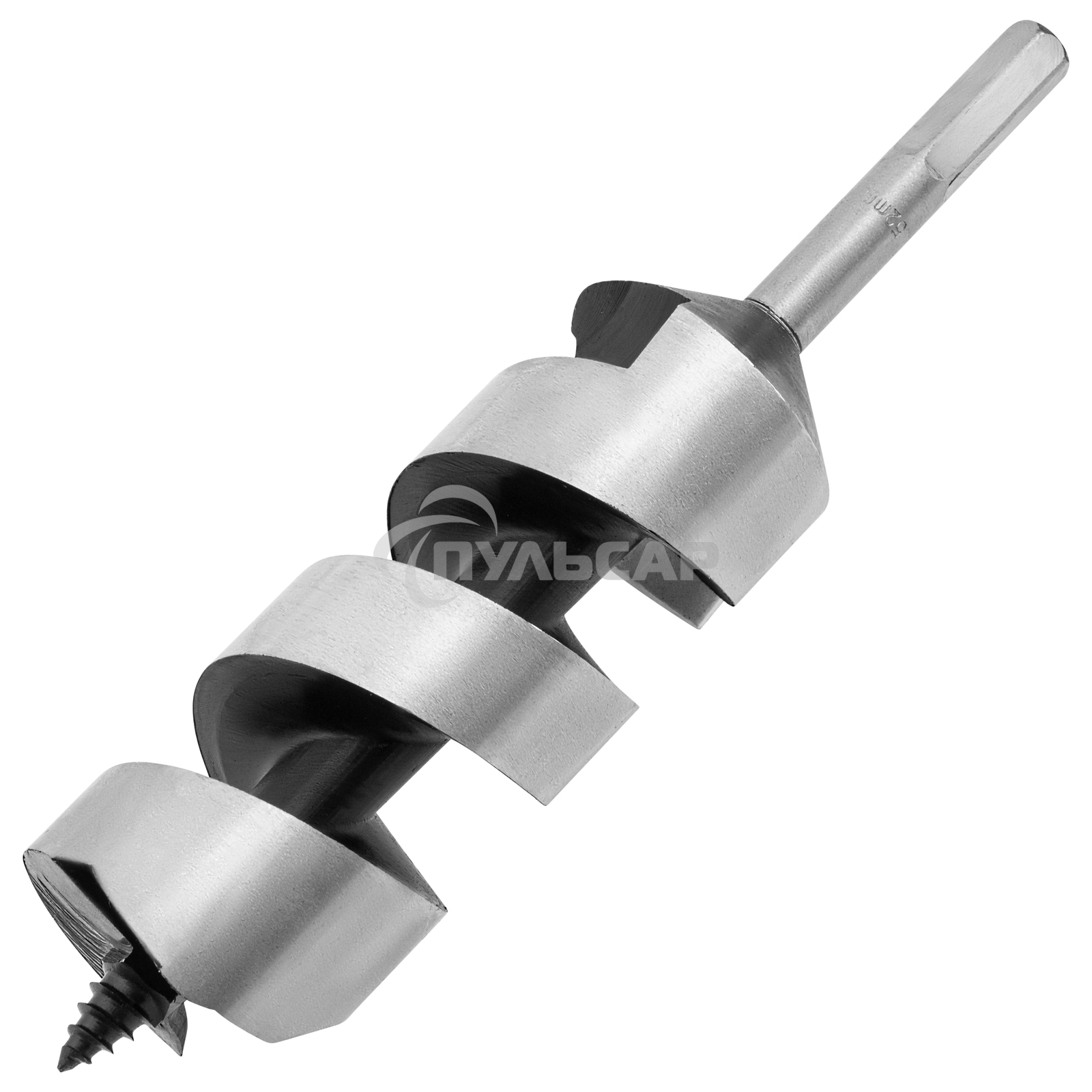 Сверло по дереву шнековое Matrix, 52 х 230 мм, 6-гранный хвостовик