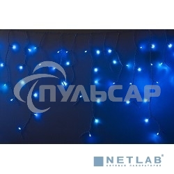 Гирлянда Neon-night Айсикл (бахрома) светодиодный, 4,8 х 0,6 м, белый провод, 230 В, диоды синие, 152 LED
