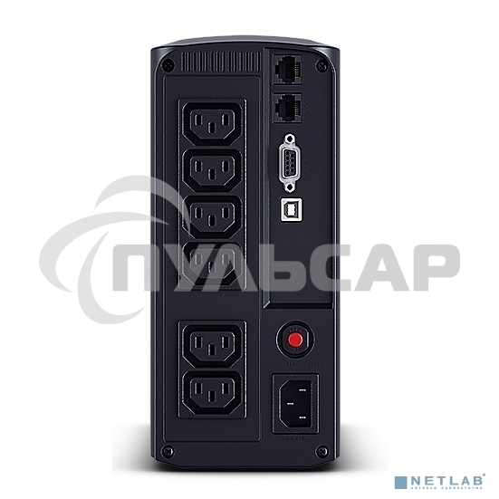 Источник бесперебойного питания UPS CyberPower VP1000EILCD Line-Interactive 1000VA/550W USB/RS-232/RJ11/45 (6 IEC С13)