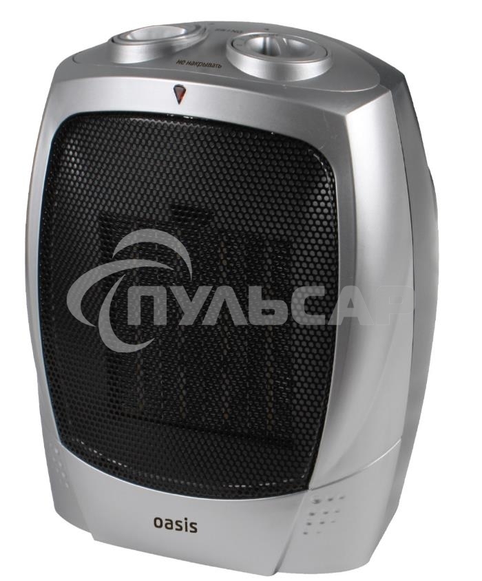 Тепловентилятор Oasis KS-15 серый, 1500 Вт, 20 м2