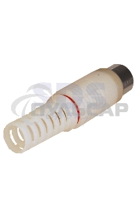 Разъем гнездо TV без пайки белый PROCONNECT