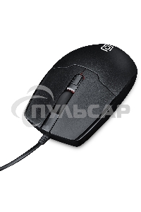 Мышь проводная Oklick 147M черный, 1600 dpi, PS/2, кнопки - 3