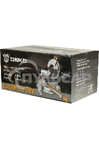 Торцовочная пила Deko DKMS2200-255 Laser 2200Вт 4500об/мин d=255мм
