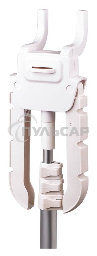 Отпариватель Galaxy Line GL 6211, белый с фиолетовым, стационарный, 2000 Вт, объем контейнера для воды 1,7 л, 3 режима отпаривания