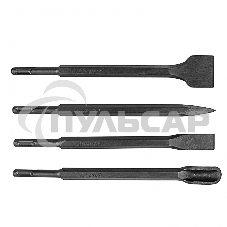 Набор буров Matrix по бетону, 6-8-10х160, 8-10-12х210, 10-12-14х260 мм, зубила 4шт., в боксе