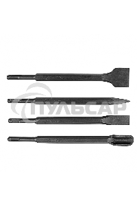 Набор буров Matrix по бетону, 6-8-10х160, 8-10-12х210, 10-12-14х260 мм, зубила 4шт., в боксе