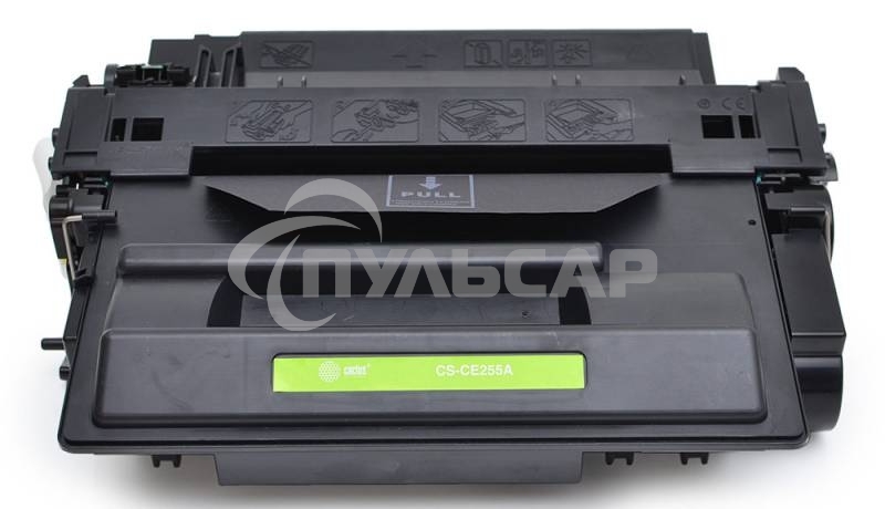 Картридж лазерный Cactus CS-CE255AS черный (6000 стр.) для HP LaserJet P3011/P3015