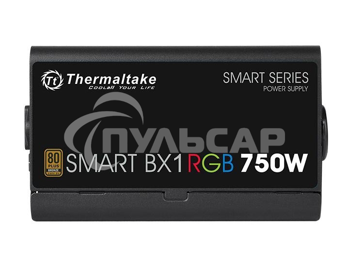 Блок питания Thermaltake Smart PS-SPR-0750NHSABE-1, 750Вт, 80 PLUS Bronze, 120мм, черный