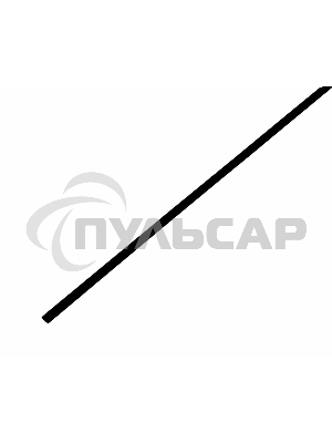 Трубка термоусадочная 3.0/1.5 1м черный Rexant 20-3006