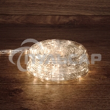 Дюралайт Neon-night LED фиксинг (2W), 24 LED/м, теплый белый, 10 м